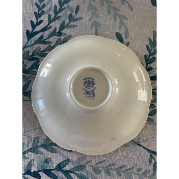 VTG ROSINA Bone China Cup & Saucer Set. Made In England - Picture 3 of 8